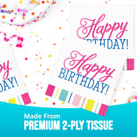 Birthday Brights Luncheon Napkins (16/Pkg)