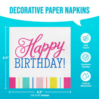 Birthday Brights Luncheon Napkins (16/Pkg)
