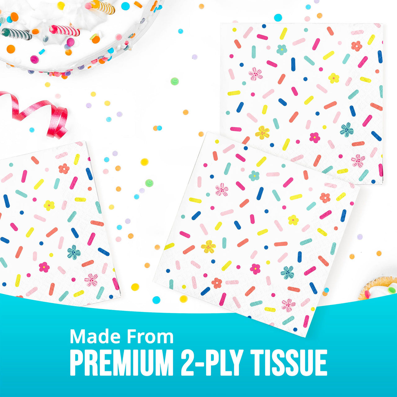 Birthday Brights Beverage Napkins (16/Pkg)