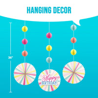 Birthday Brights Party Decorations (3/Pkg)