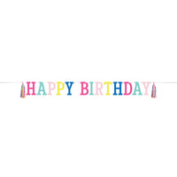 Birthday Brights Party Banner