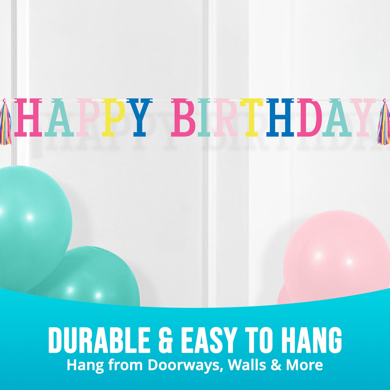 Birthday Brights Party Banner