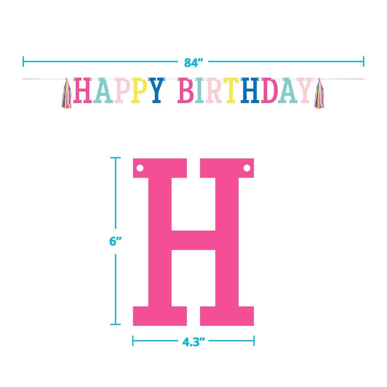 Birthday Brights Party Banner