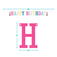Birthday Brights Party Banner