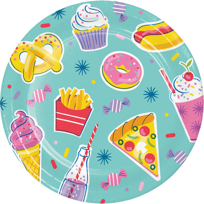 Birthday Treats Dinner Plates 9"