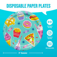 Birthday Treats Dinner Plates 9