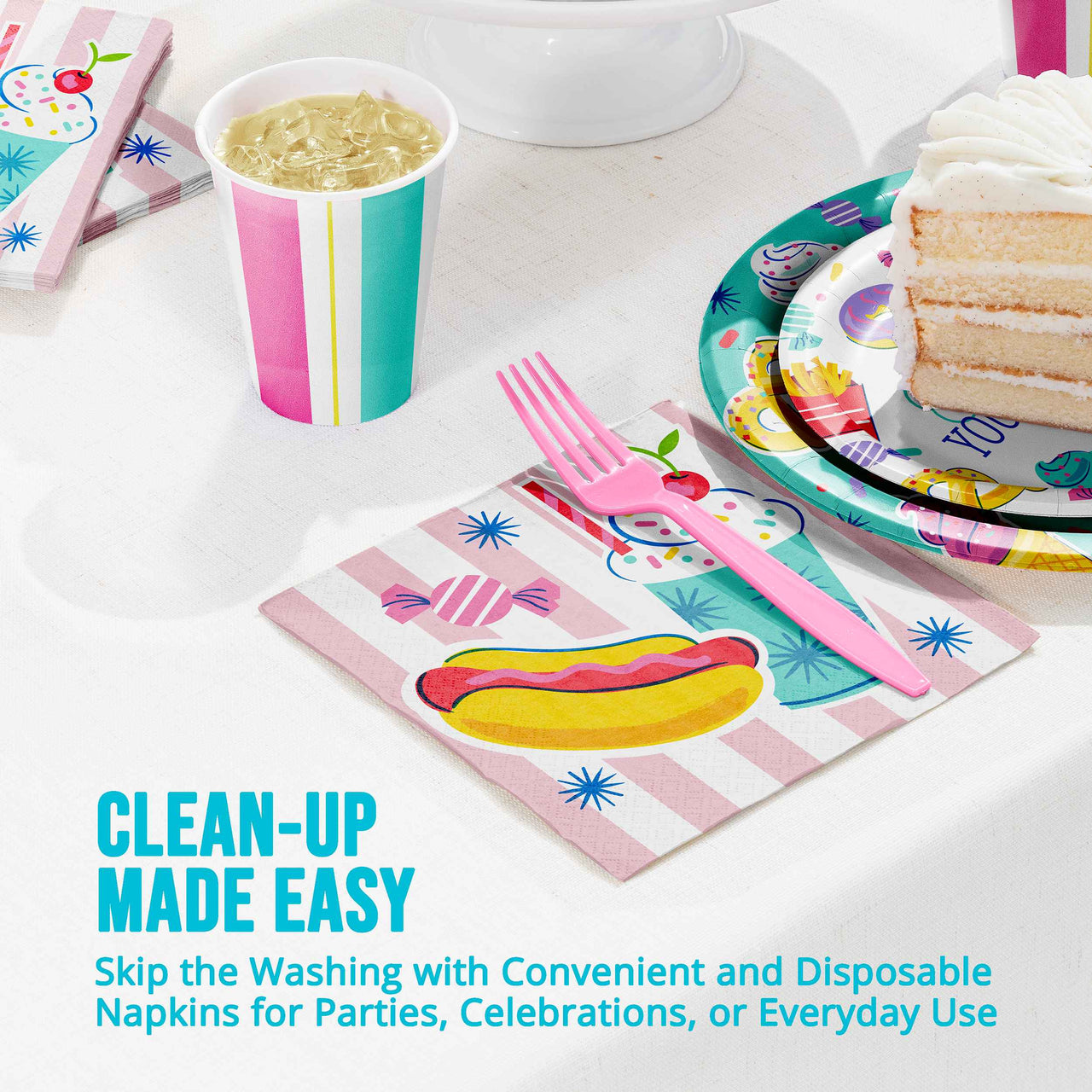 Birthday Treats Luncheon Napkins (16/Pkg)