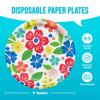 Abundant Florals Dinner Plates 9
