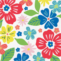 Abundant Florals Luncheon Napkins (16/Pkg)