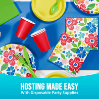 Abundant Florals Luncheon Napkins (16/Pkg)