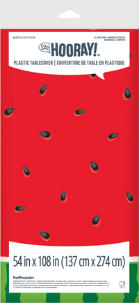 Watermelon Plastic Tablecover 54