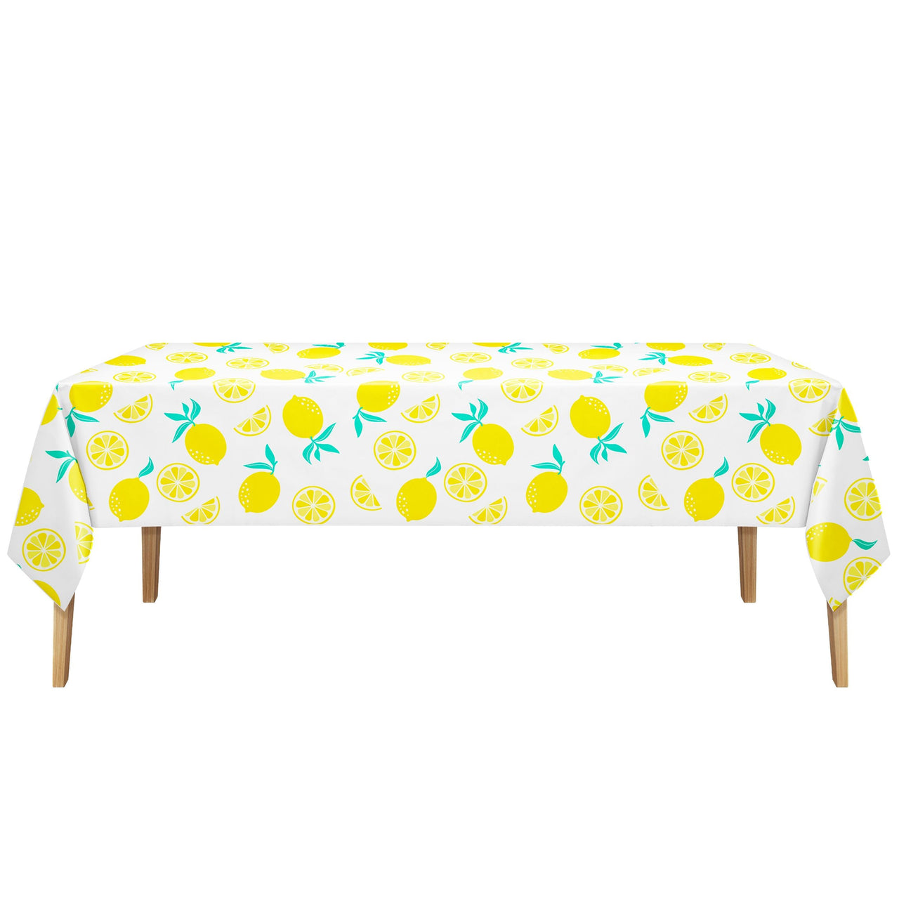 Lemons Plastic Tablecover 54" x 108"