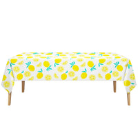 Lemons Plastic Tablecover 54