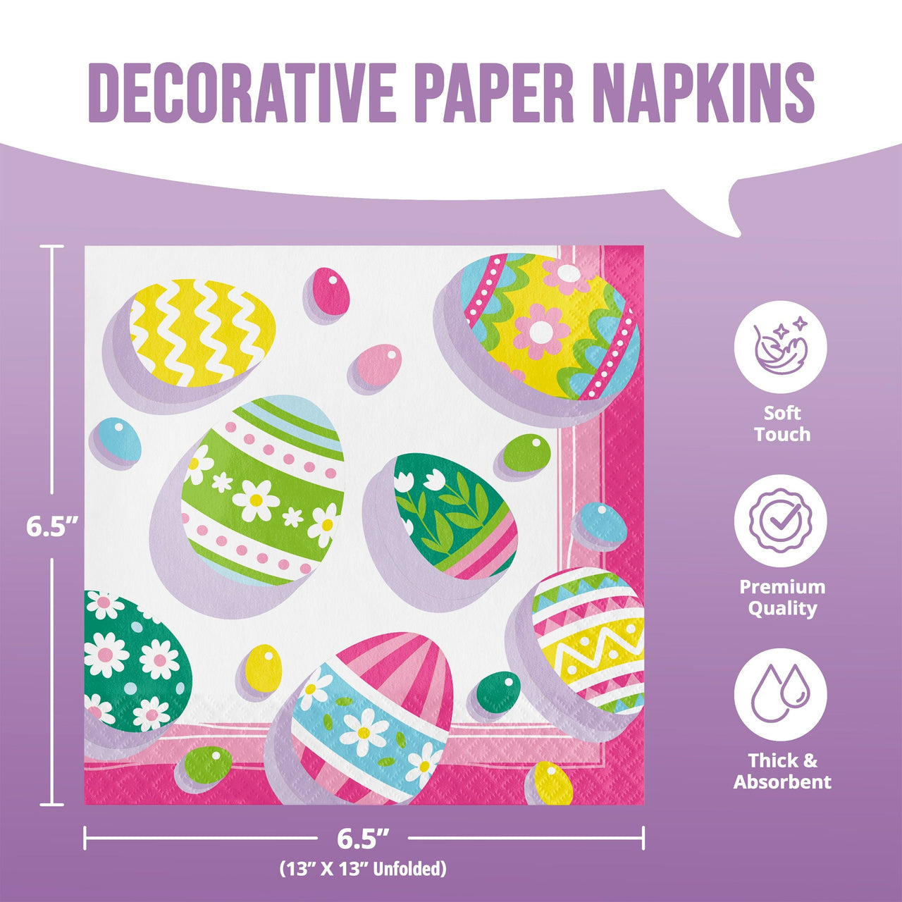 Eggsplosion Luncheon Napkins (16/Pkg)