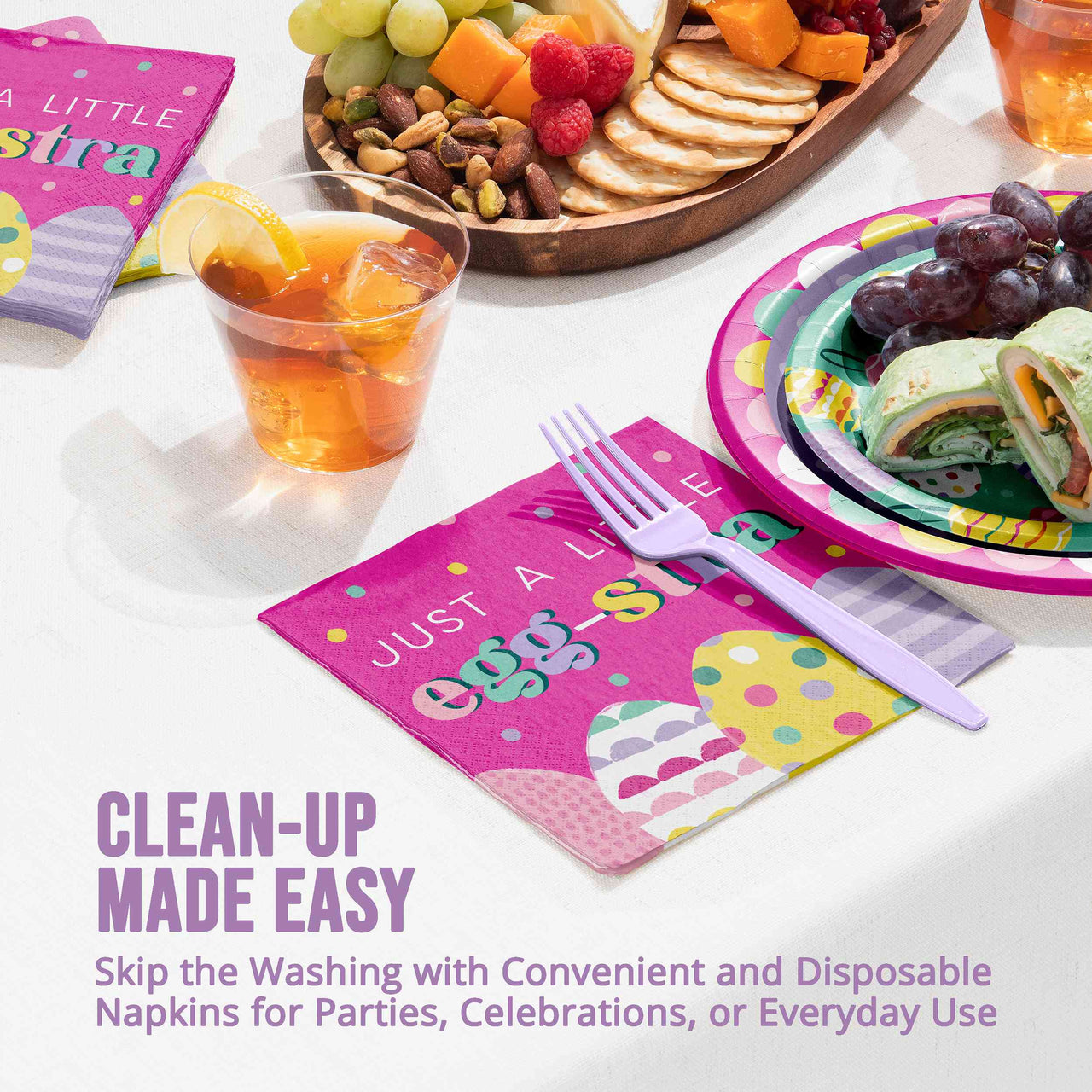 Eggstra Easter Luncheon Napkins (16/Pkg)