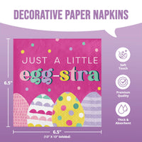 Eggstra Easter Luncheon Napkins (16/Pkg)