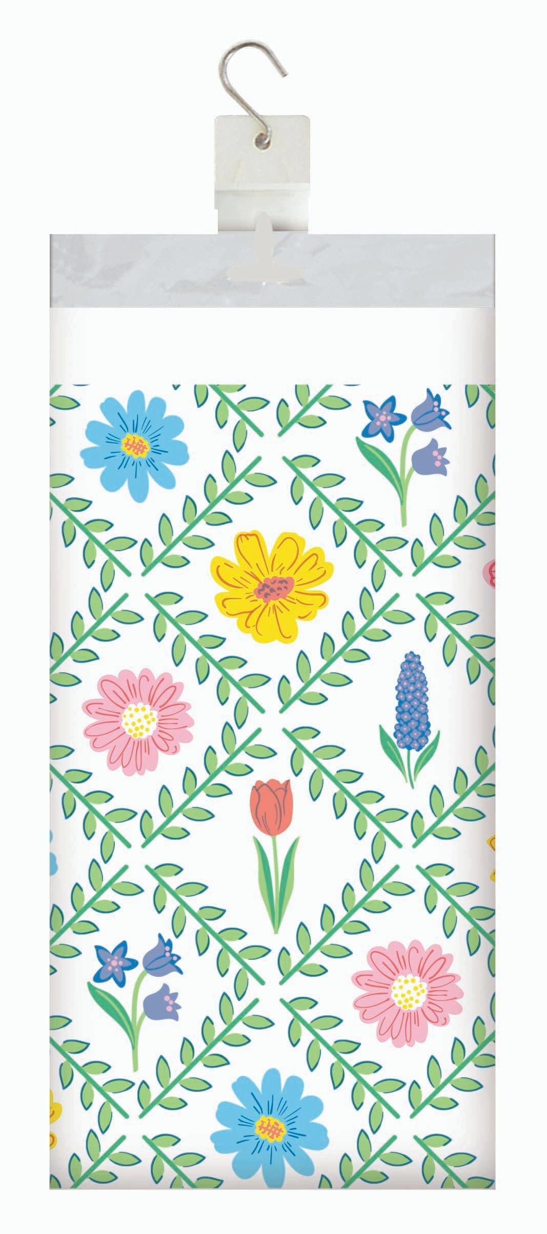 Easter Meadow Plastic Tablecover 54" x 96"