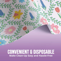 Easter Meadow Plastic Tablecover 54