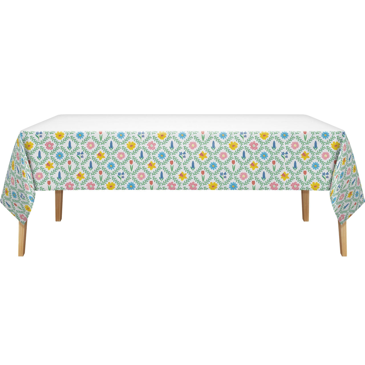 Easter Meadow Plastic Tablecover 54" x 96"