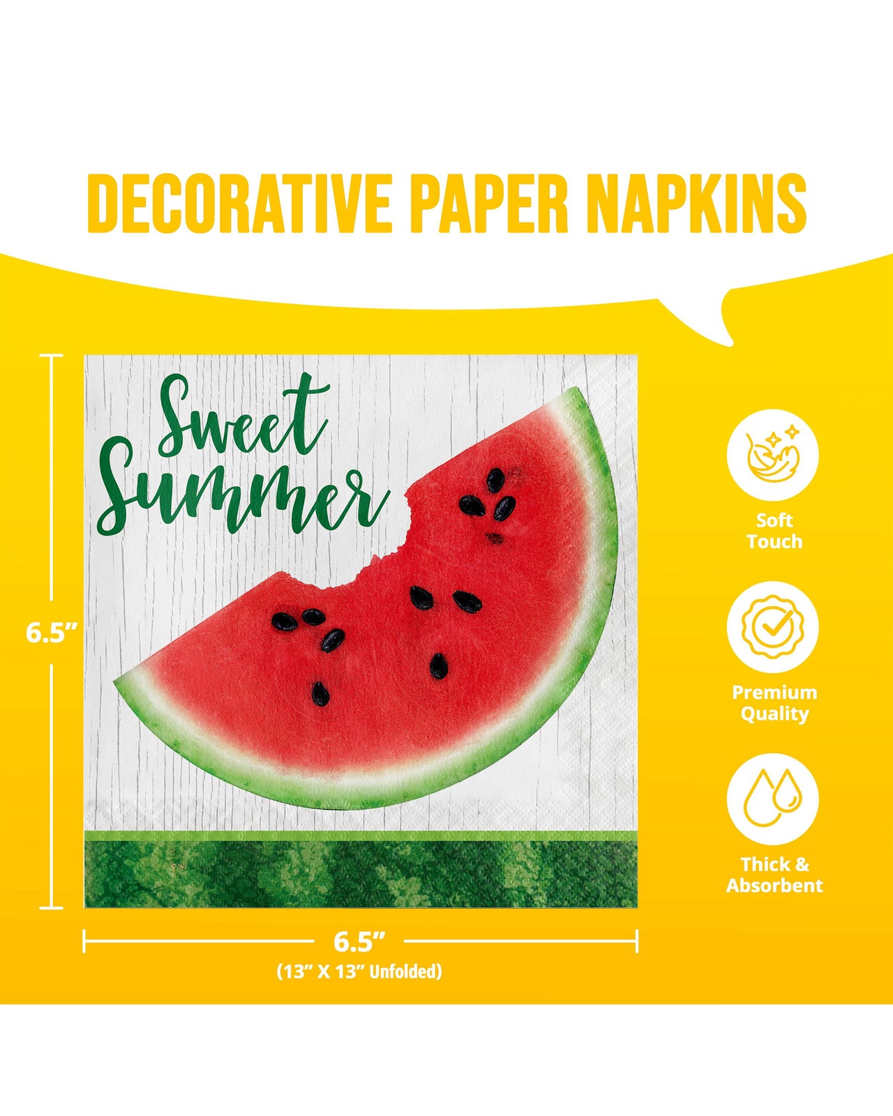 Summer Slice Luncheon Napkins (16/Pkg)