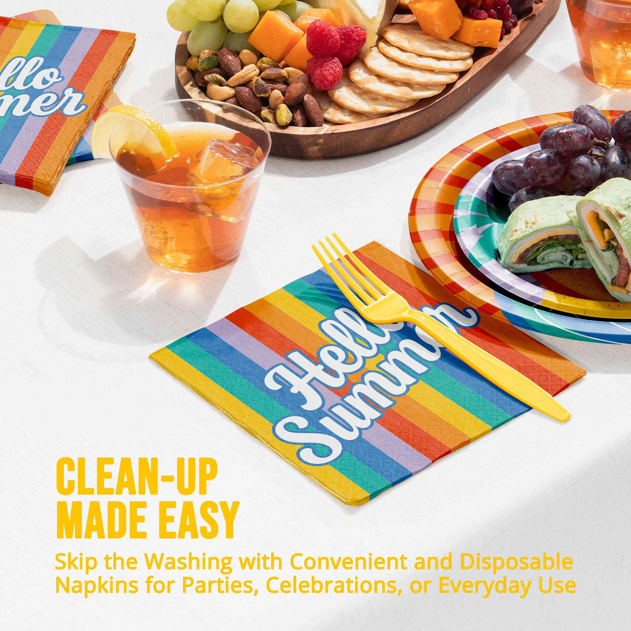 Sun Kissed Luncheon Napkins (16/Pkg)