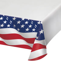 Flag Flair Plastic Tablecover 54