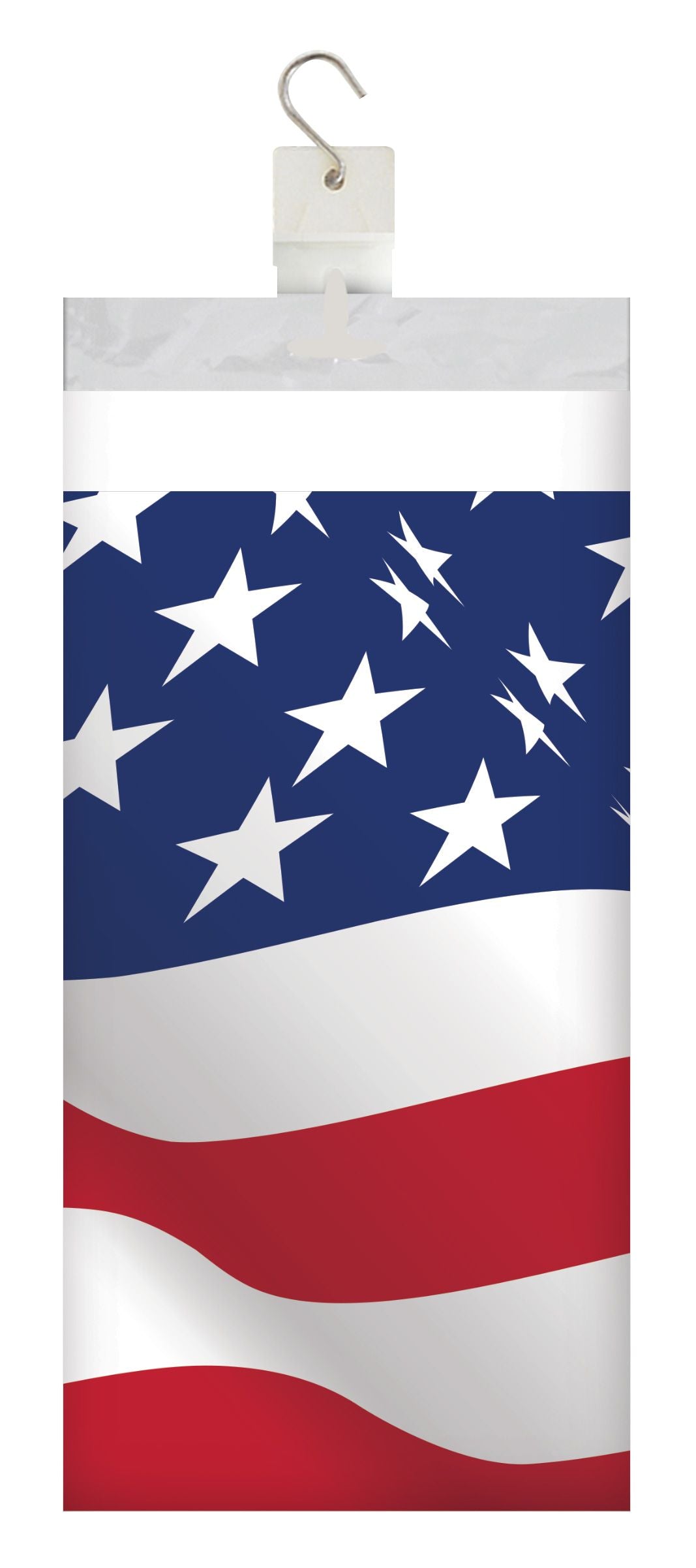 Flag Flair Plastic Tablecover 54" x 96"