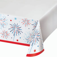 Liberty Lights Plastic Tablecover 54