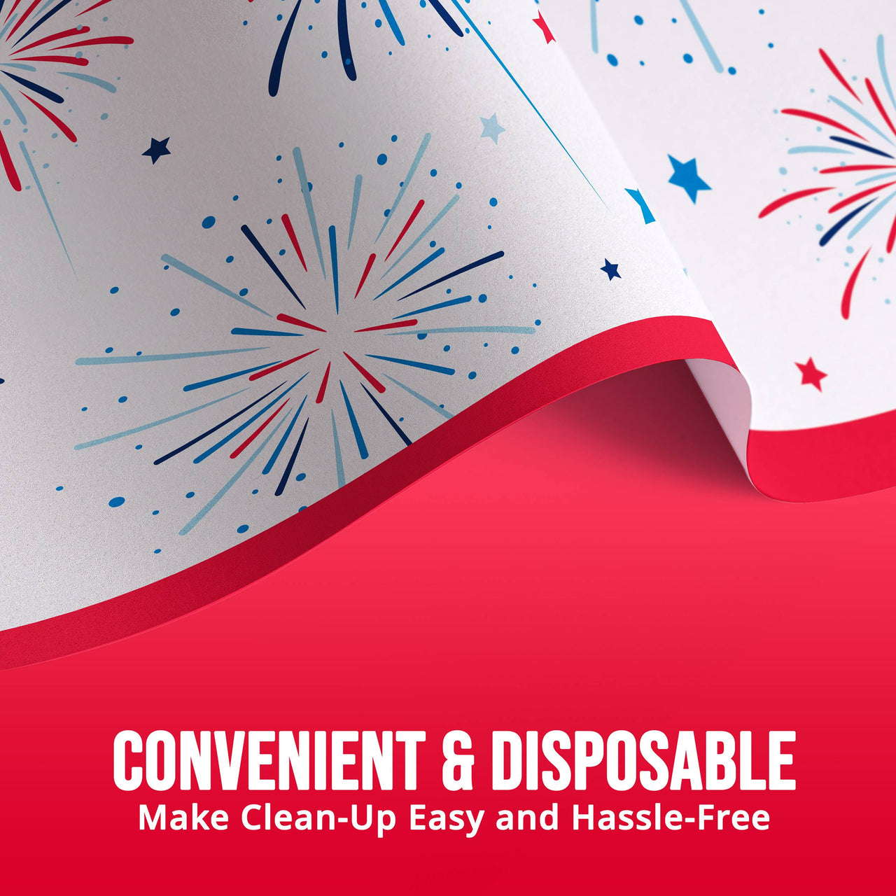 Liberty Lights Plastic Tablecover 54" x 96"
