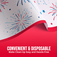 Liberty Lights Plastic Tablecover 54
