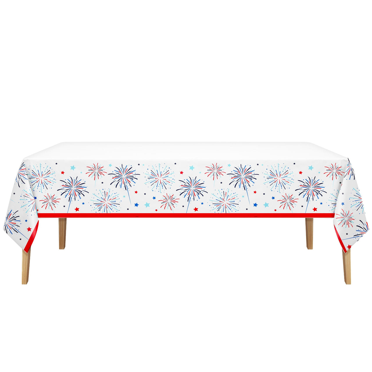 Liberty Lights Plastic Tablecover 54" x 96"