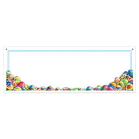 Easter Egg Hunt Sign Banner - Bulk 12 Pack