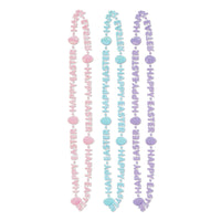 Happy Easter Bead Necklaces - Bulk 36 Pack