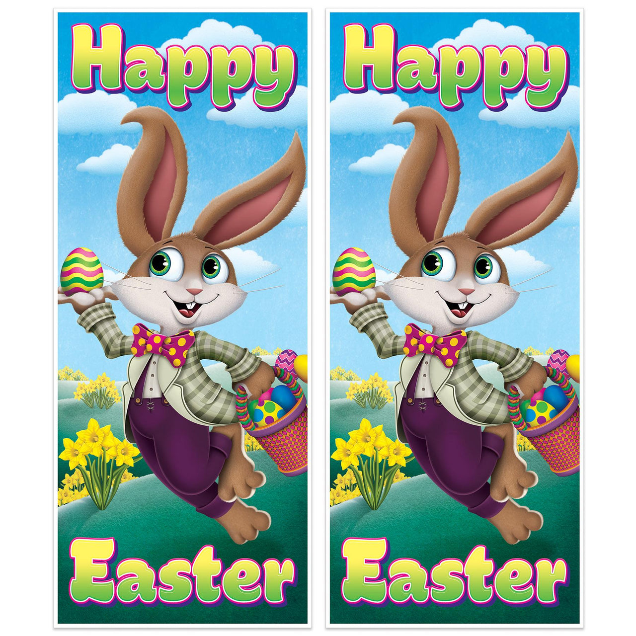 Bulk Easter Door Cover (12 Pkgs Per Case) by Beistle
