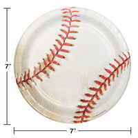 96ct Bulk Baseball Dessert Plates