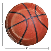96ct Bulk Basketball Dessert Plates