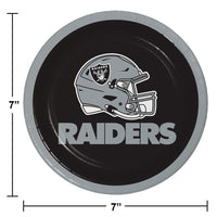 96ct Bulk Las Vegas Raiders Dessert Plates