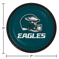 Philadelphia Eagles Dessert Plates, 8 ct Party Decoration