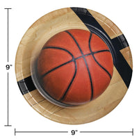 96ct Bulk Basketball Dinner Plates