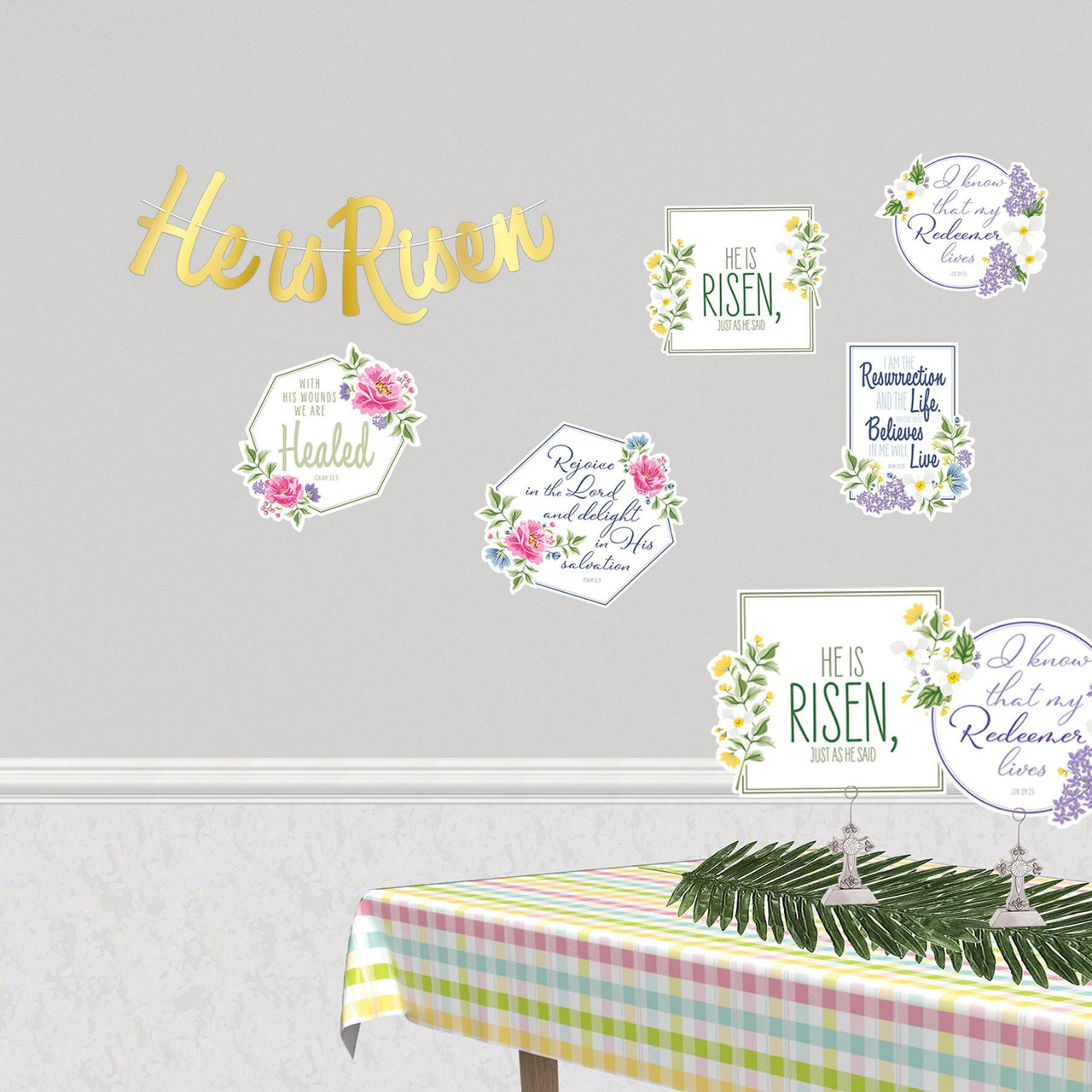 Bulk Plaid Paper Tablecover (12 Pkgs Per Case) by Beistle