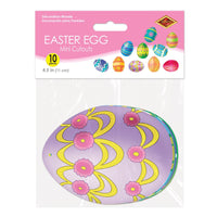 240 Pack Bulk Mini Easter Egg Cutouts