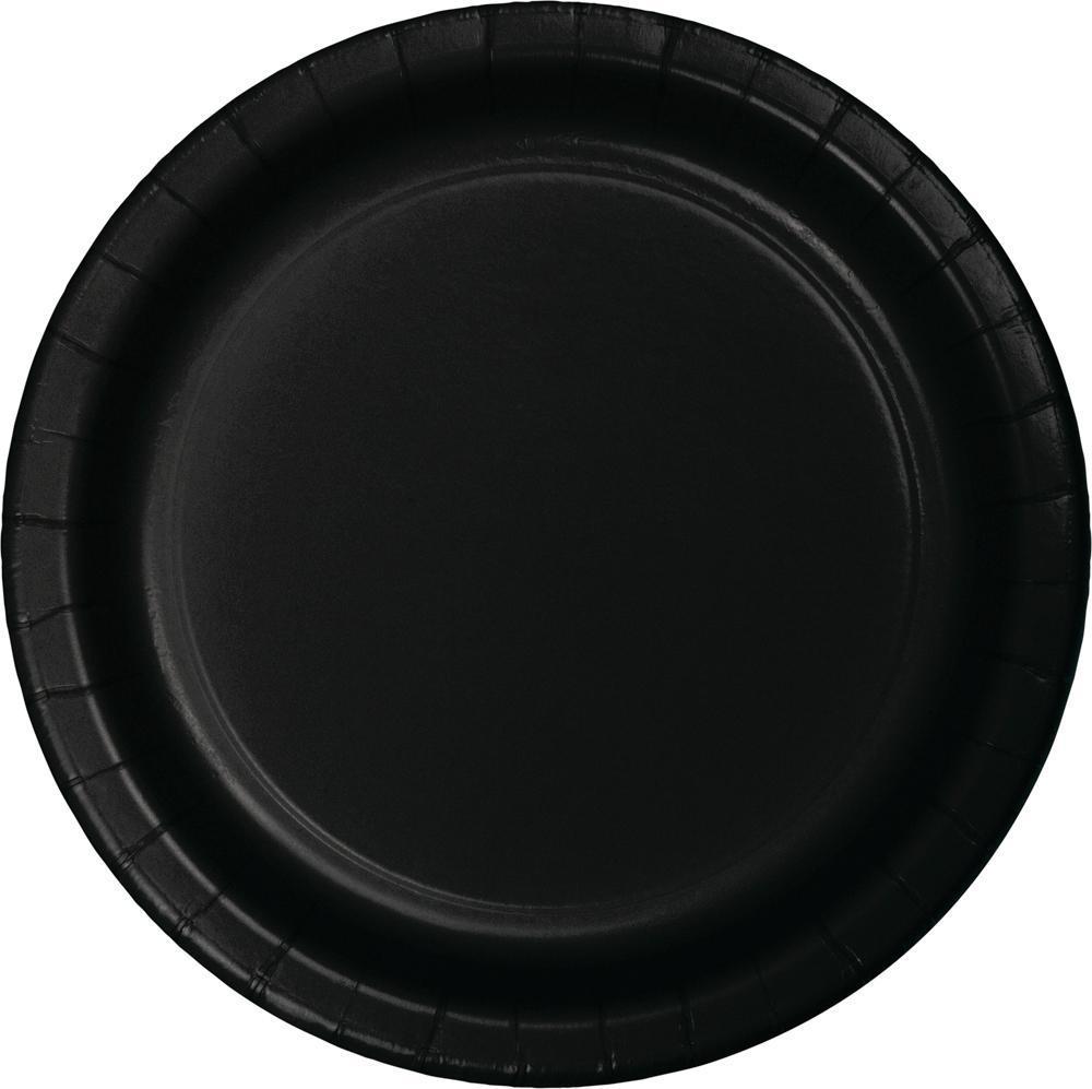 240 pc Bulk Black Velvet Sturdy Style 8.75 inch Dinner Plates