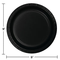 240ct Bulk Black Velvet Sturdy Style Dinner Plates