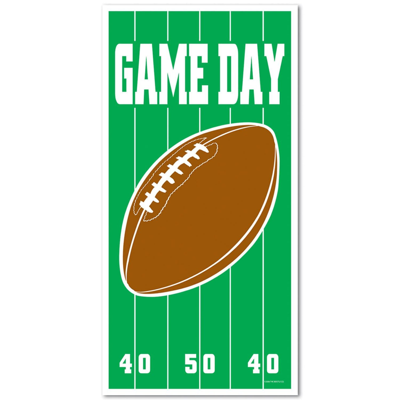 Game Day Football Party Door Cover - Bulk 12 Pack