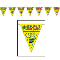 Fiesta! Pennant Banner - Bulk 12 Pack