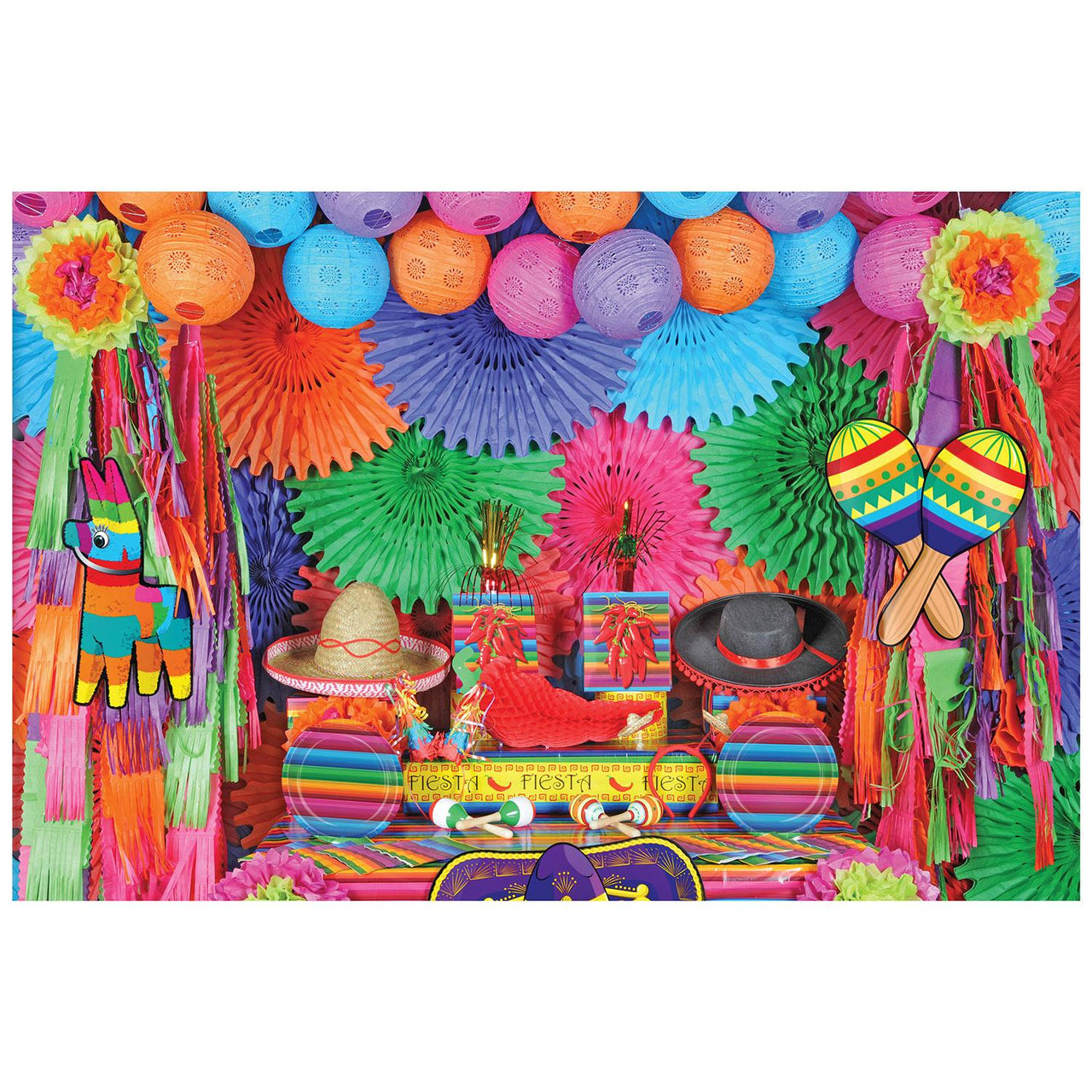Bulk Cinco de Mayo Party Fiesta Cutouts (Case of 36) by Beistle