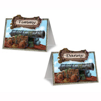 Pirate Cannon Party Place Cards - Bulk/96 Placecards