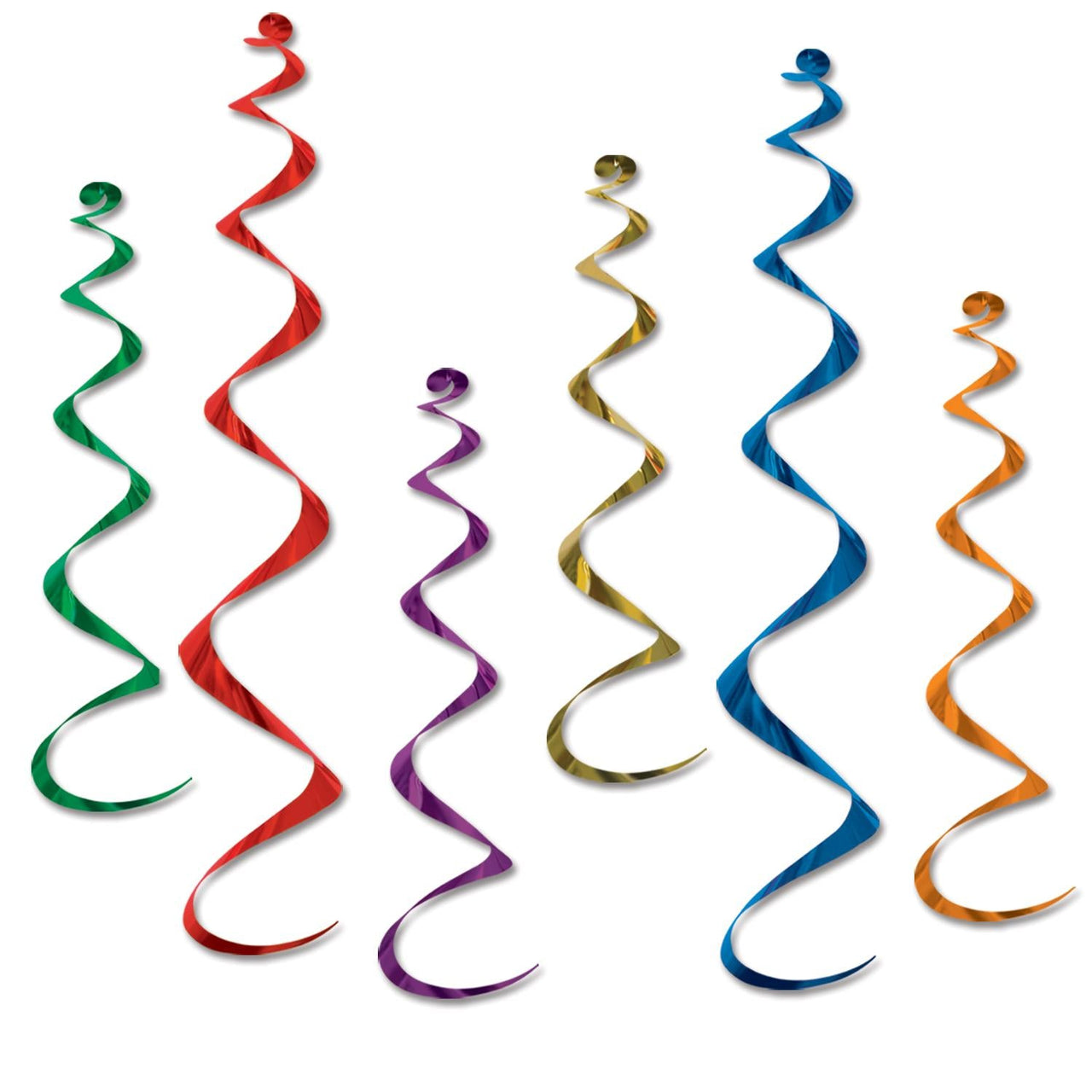 Twirly Party Whirlys Asst colors - Bulk/36 Whirls