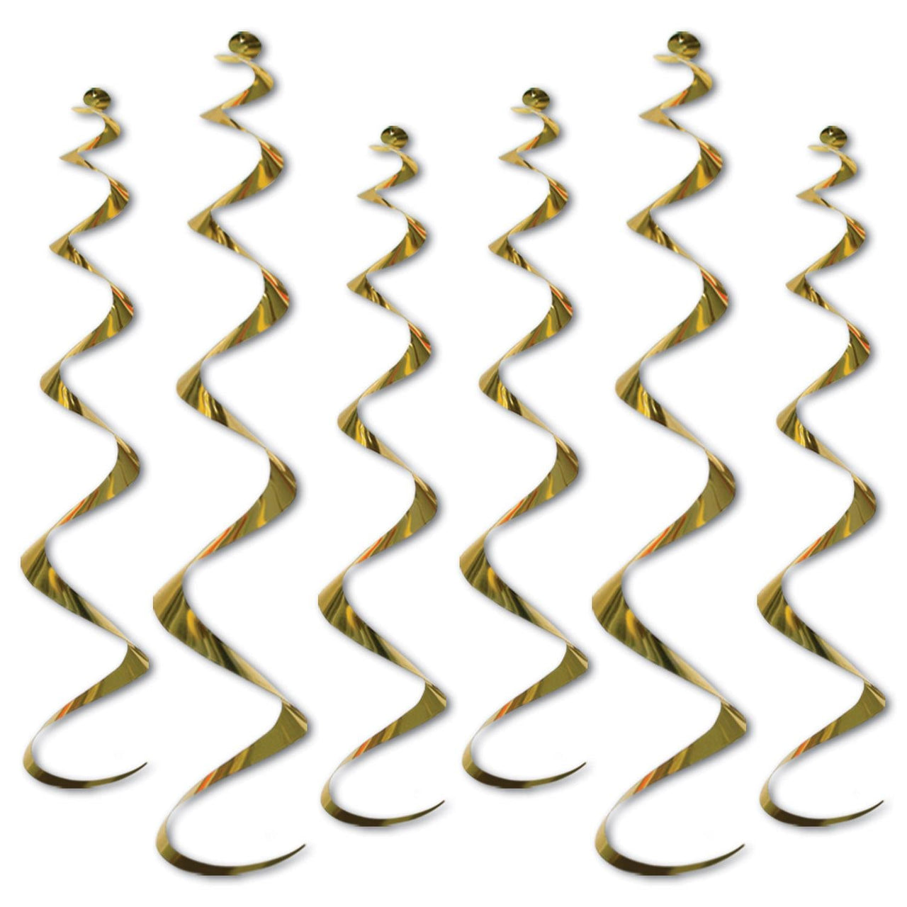 Twirly Party Whirlys gold - Bulk/36 Whirls
