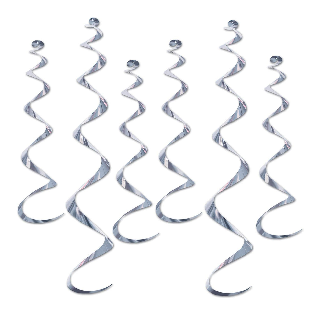 Twirly Party Whirlys silver - Bulk/36 Whirls